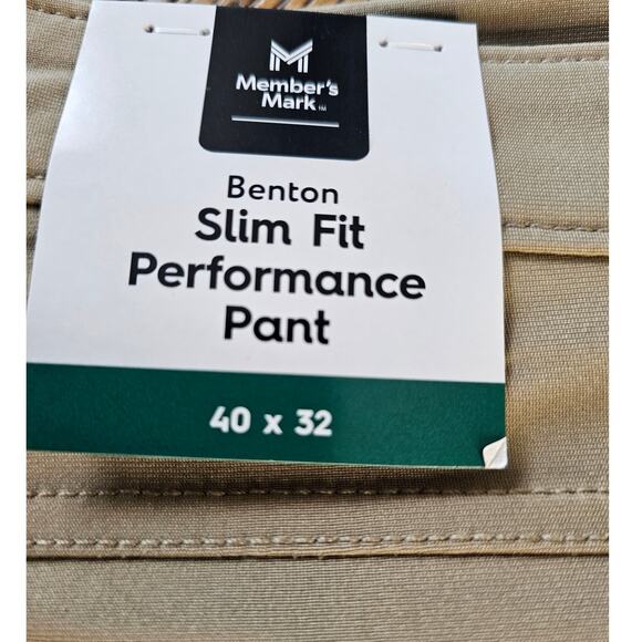 Mens Slim Fit Benton Stretch Performance Pant 5-pocket UPF 30 Men's Size 40x32 - Picture 10 of 10